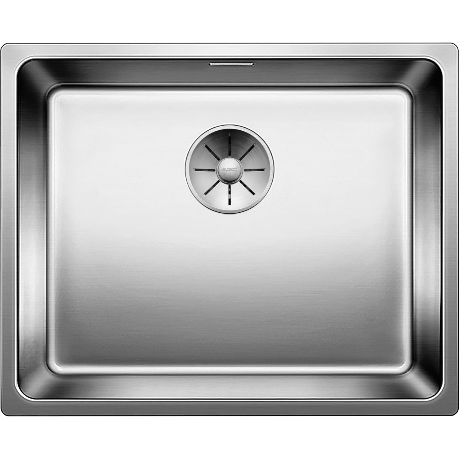 Fregadero un seno BLANCO ANDANO 500-U acero inoxidable para cocina bajo encimera con InFino
