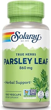SOLARAY Parsley Capsules, 860 mg | 100 Count