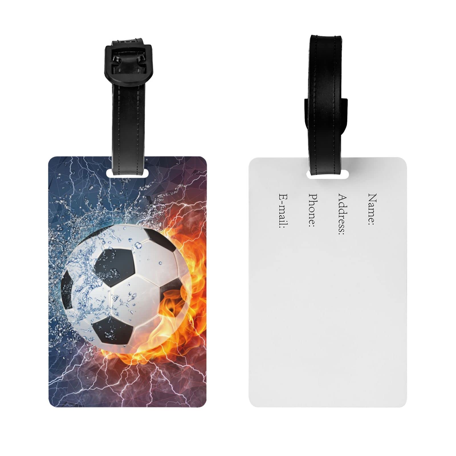Amazon.co.jp: サッカーバッグタグ 子供用サッカーボールネームタグ