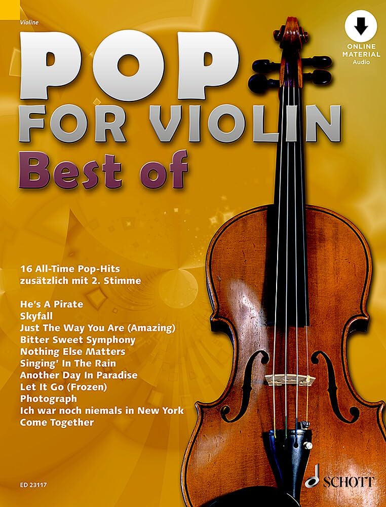 Pop for Violin partitions pop pour jouer du violon à deux