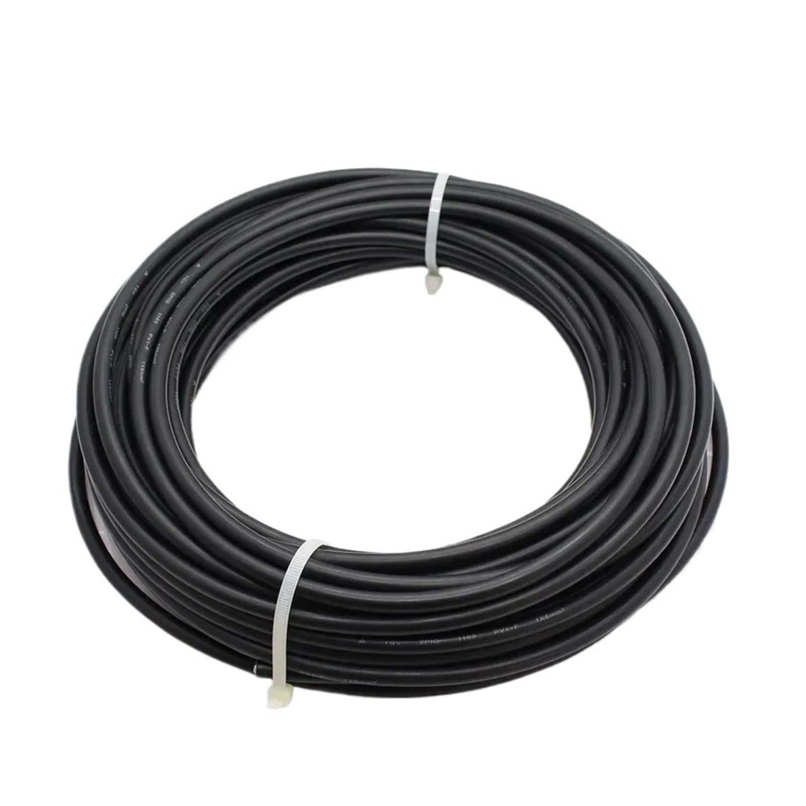 1500 V 4 mm2 6 mm2 12/10 AWG Solarkabel Photovoltaikdraht Rotes und schwarzes Kabel verzinntes Kupfer for PV-Panels(20m 6mm2)