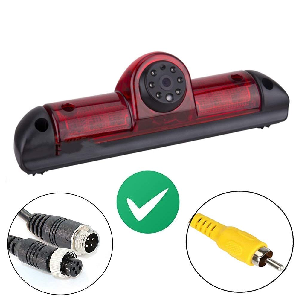 Telecamera Retromarcia Specifico Per Furgone Con Luci Led Terzo Stop Posteriore per Fiat Ducato Citroen Relay Citroen Jumper Peugeot Boxer