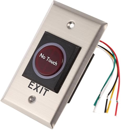 Miniatura 3 de Seguridad Wiegand TCPIP RFID 4 Puertas Sistema de Control de Acceso Kit Metal AC110-240V Caja de Fuente de Alimentación Salida No-Touch+Lector a