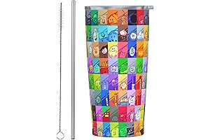BFDI Battle For Dream Anime Stainless Steel Insulated Coffee Mug