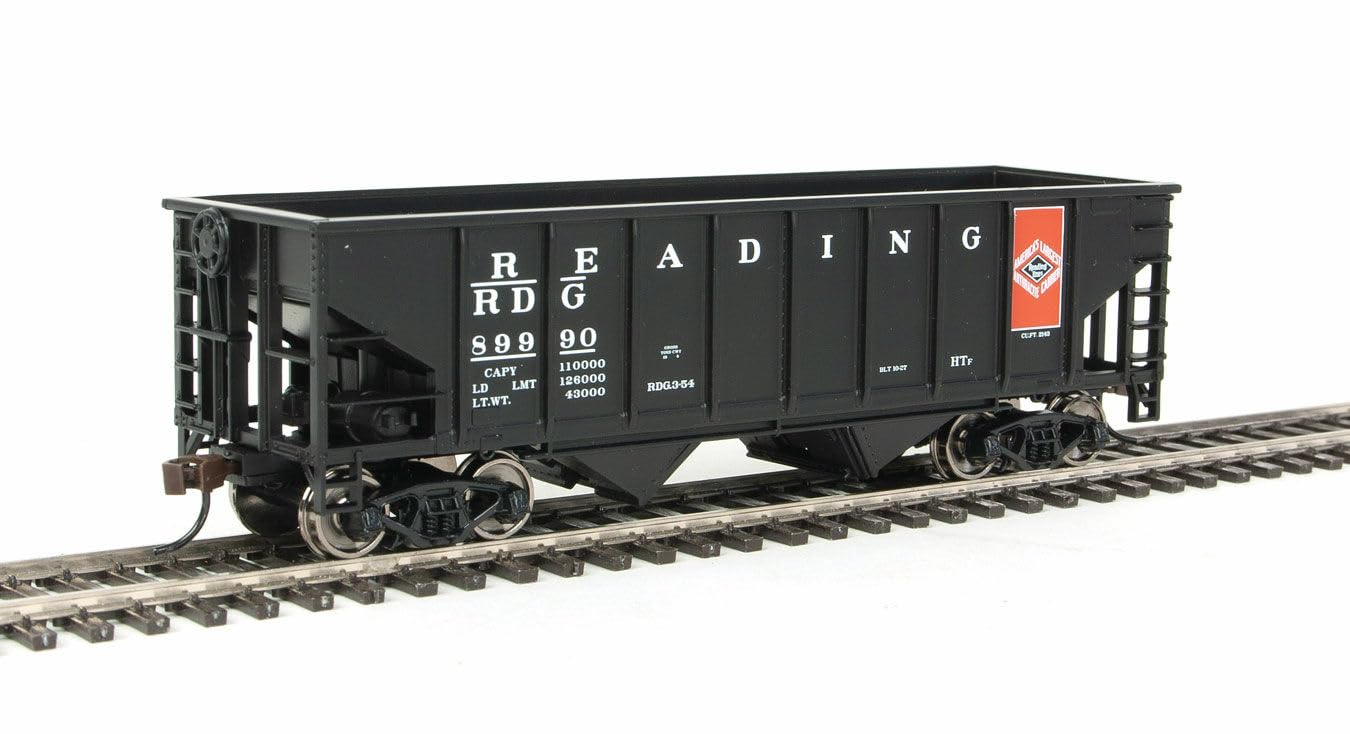 Walthers Trainline HO Scale 1/87 Coal Hopper - Ready to Run - Reading-image-6
