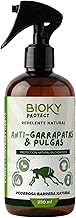 Protect Spray Ticks and Fleas 250ml | Ideal Repellent for Clothes, Home, Camping, Hiking | With Geranium, Clove and Cinnamon Oil | 10 Times More Concentrate | No Staining