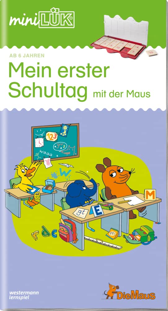 miniLÜK: Vorschule Mein erster Schultag mit der Maus (miniLÜK-Übungshefte: Vorschule)