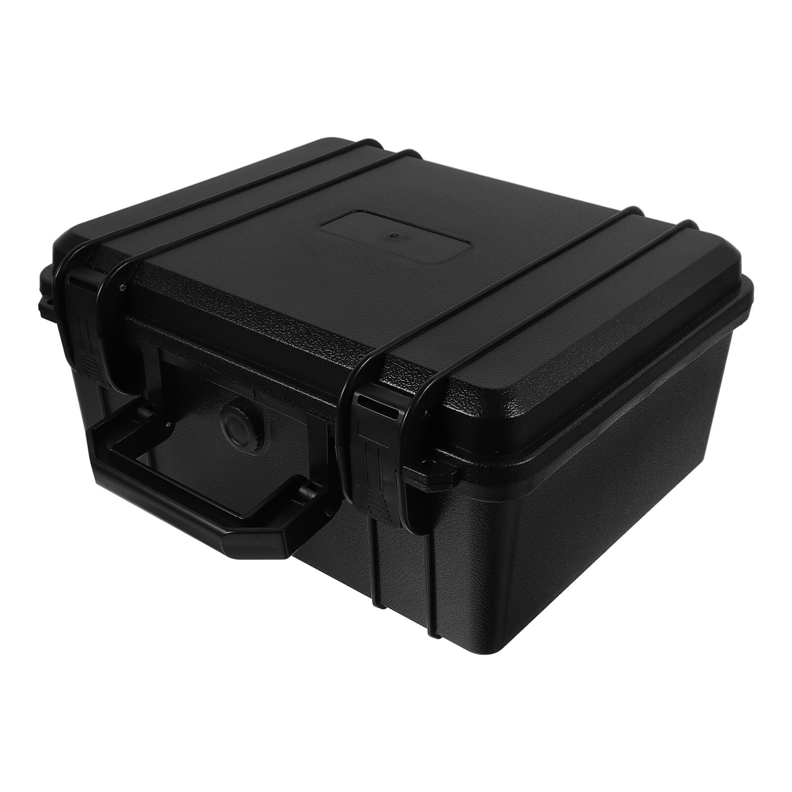 Vaguelly 260 * 200 * 120mm Portable Plastic Tool Box Empty Carry Case Hard Plastic Tool Case Travel Lockable Tools Carrying Case Suitcase for Storage Dolls Books Toys Organizer