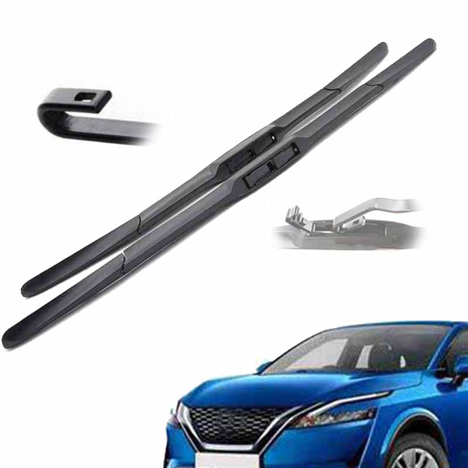 Balais Essuie-Glace Qashqai J12 Haute Performance Anti-Traces 26" 17"