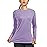 isnowood Swim Shirts for Women, UPF 50+ UV Sun Protection Long Sleeve Shirt, Lightweight Quick Dry Workout Hiking Running Rash Guard Top Purple