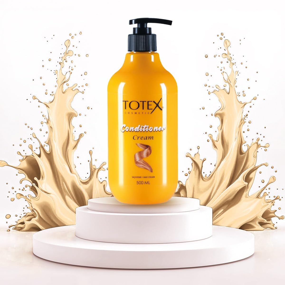 Totex Premium Hair Cream Conditioner 500ml, Beige, 500 ml (Pack of 1) - Image 2
