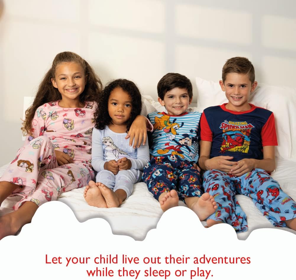 Marvel unisex-child 2-piece Snug-fit Cotton Pajama Set, Soft & Cute for Kids - Image 2
