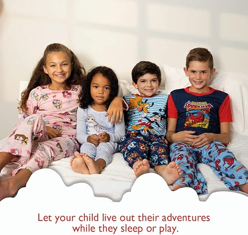 Miniatura 2 de Marvel Girls' Black Panther Wakanda Forever Groot 2-Piece Snug-fit Cotton Pajamas Set