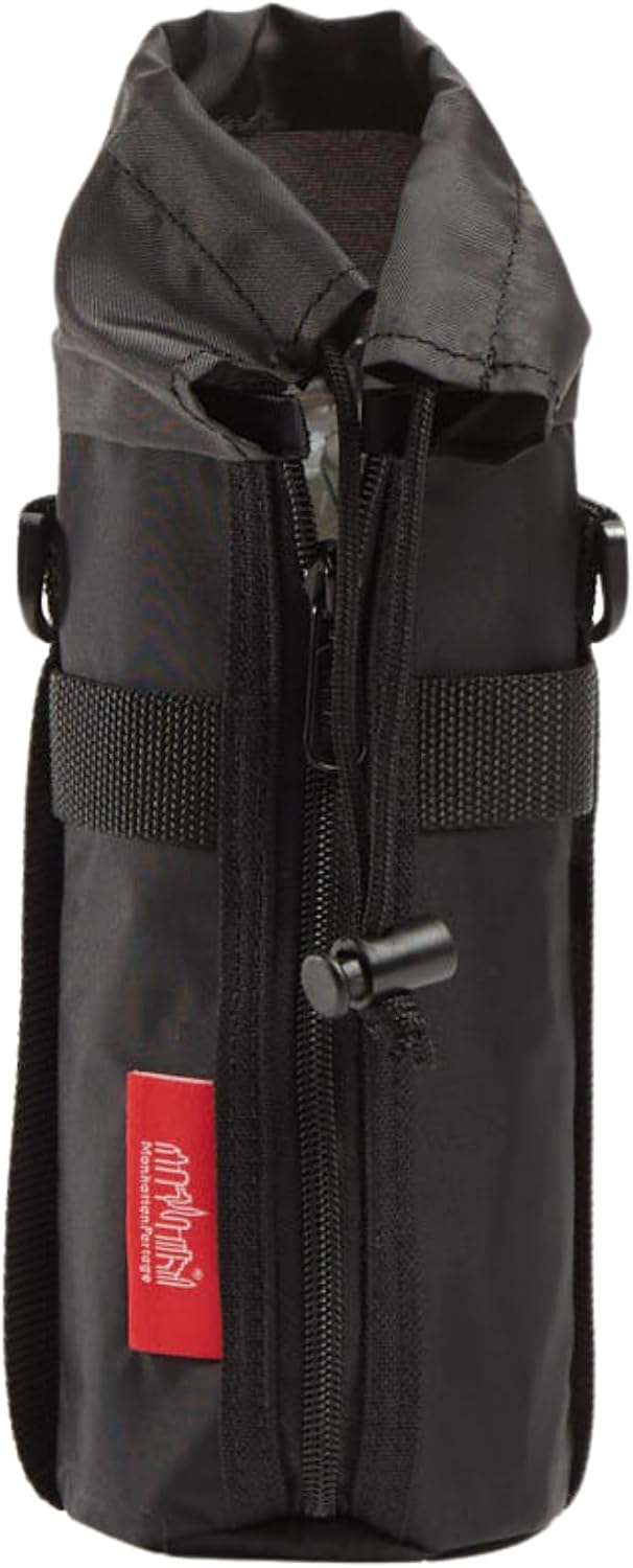 Manhattan Portage Water Bottle Cover With Detachable Carry Strap Mesh Pocket And Foil Lining Insulation