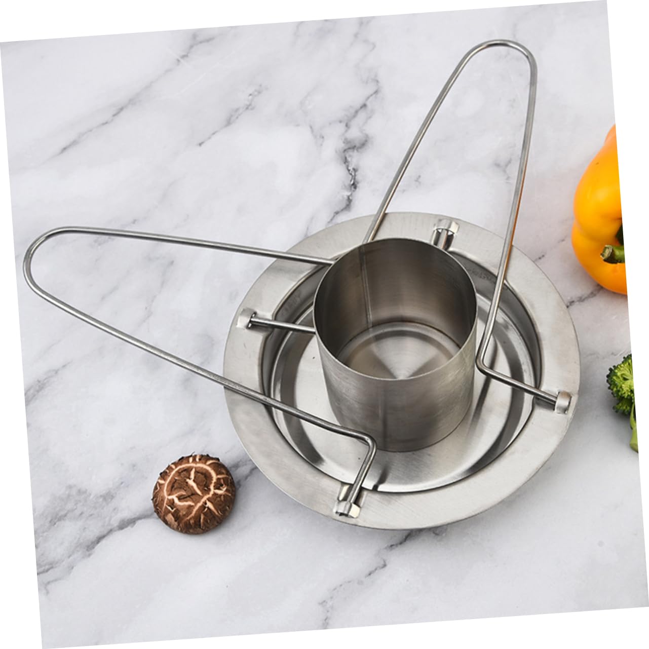 Sosoport Supporto per Arrosto di Pollo in Acciaio Inossidabile, Design Compatto e Portatile, per Barbecue All'aperto, Accessorio Resistente e Durevole