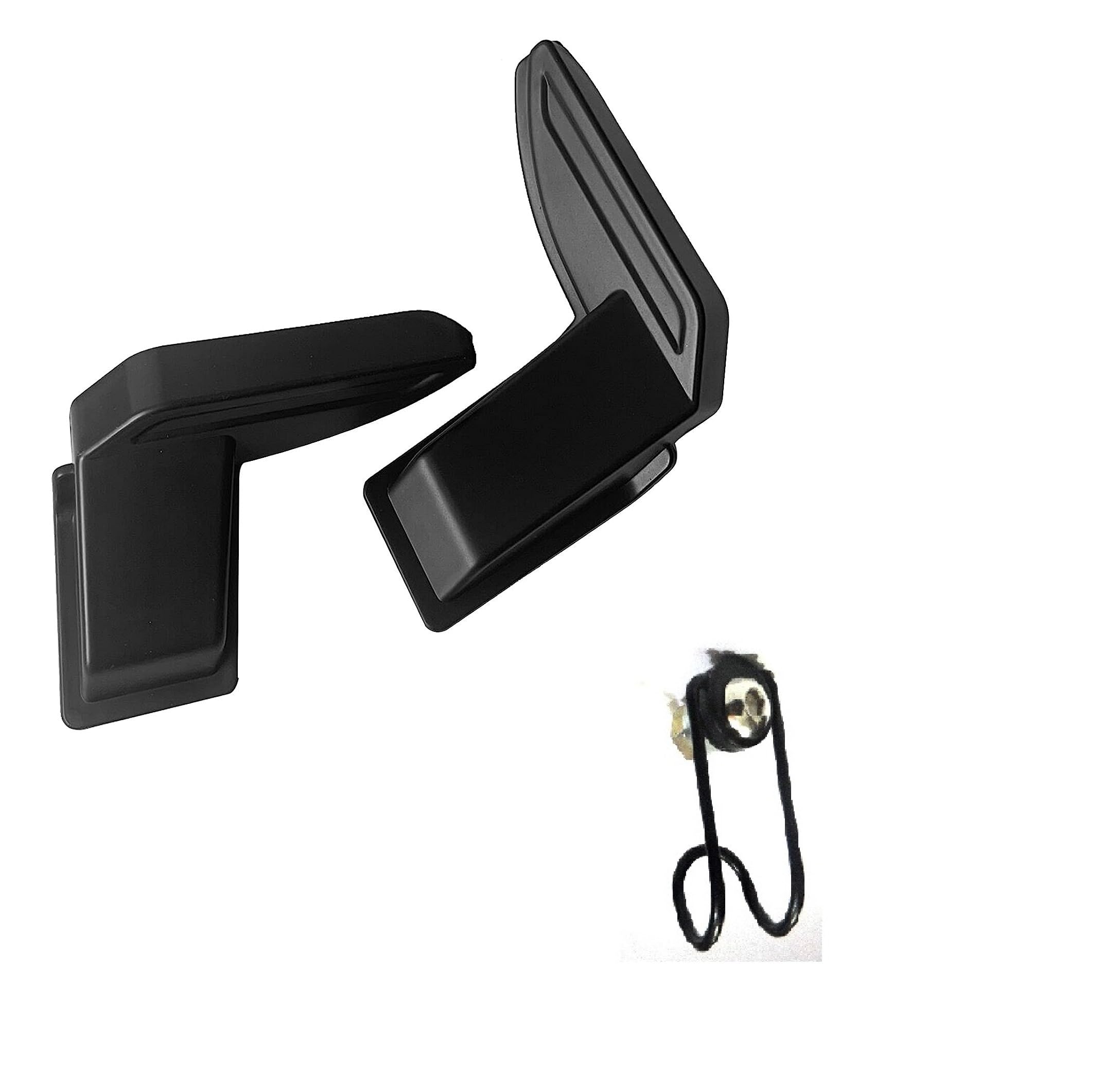 4XFORZA Jimny Accessories - Rear Defogger Wire Cover Set for Suzuki Jimny (Black with Dash Hook)