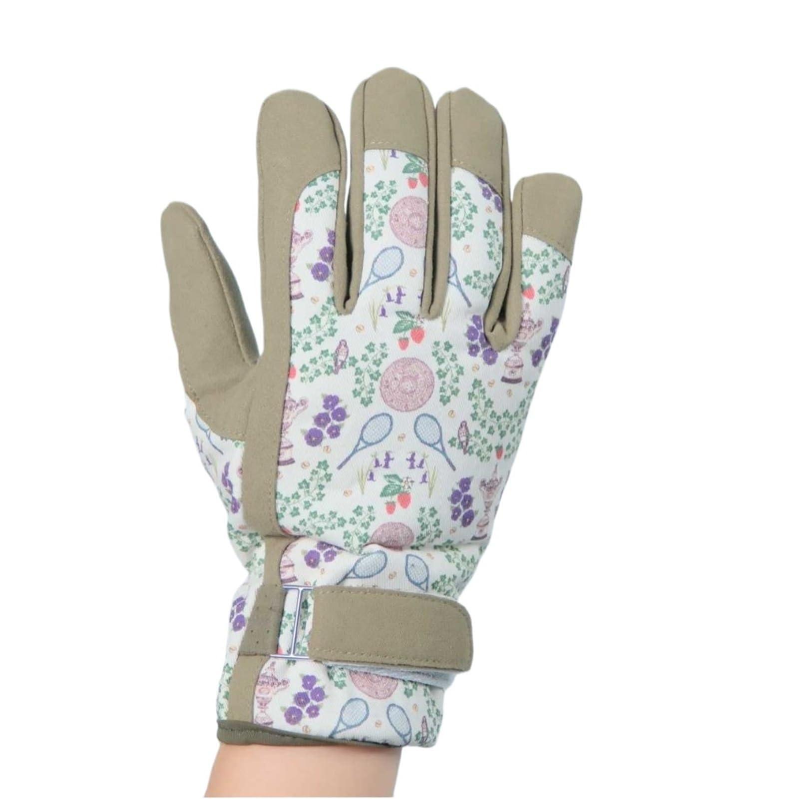 Generico Guanti Protettivi Antispine, Guanti Antiscivolo in Tessuto Stampato Elastico for Giardinaggio Agricoltura Silvicoltura Zootecnia