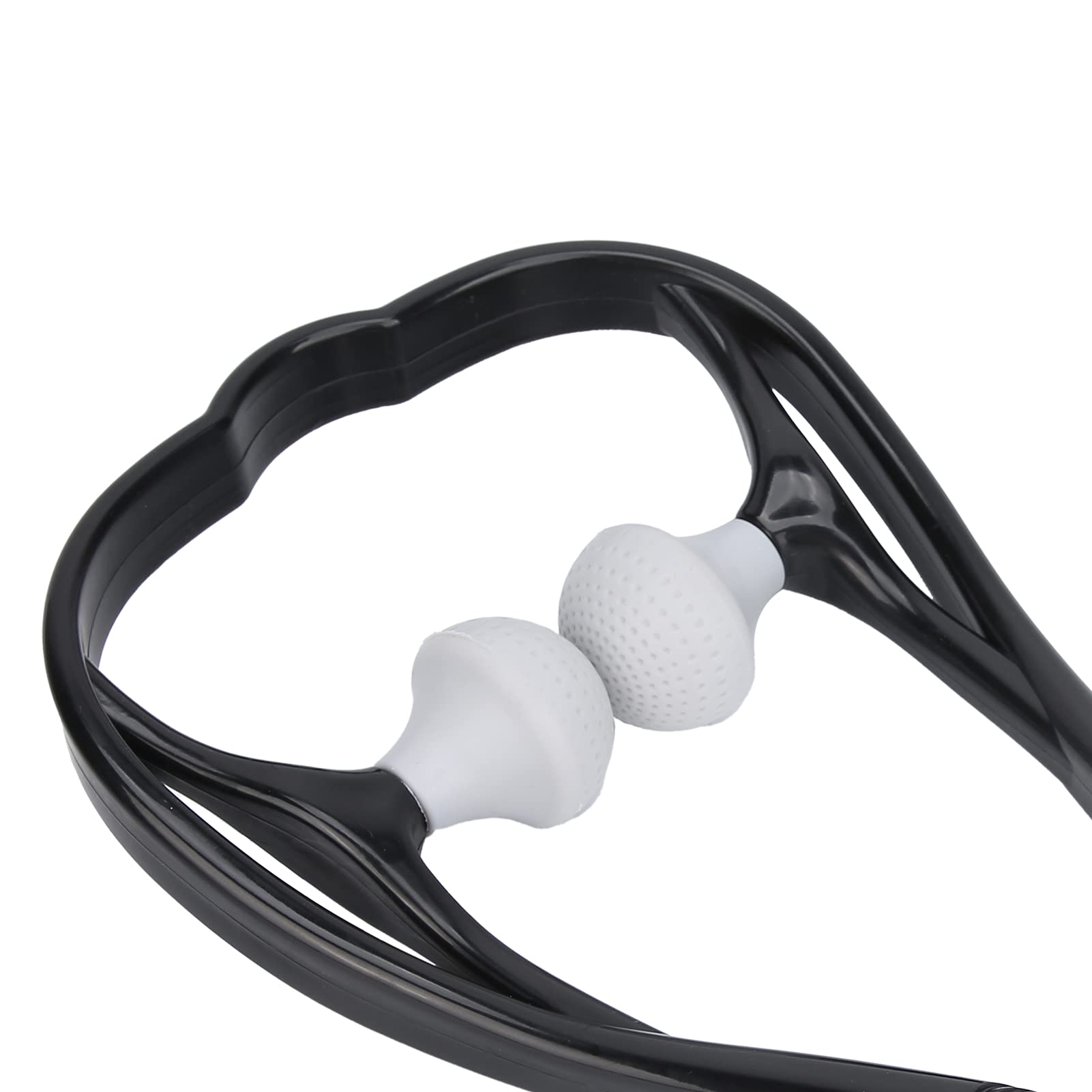 Rodillo de Herramientas de Masaje en el Cuello - Masabreser Ergonómico de Cuello y Hombro con Rollo Manual con Bolas de Vértebras Cervicales Elásticas para Alivio del Punto de Gatillo - Azul
