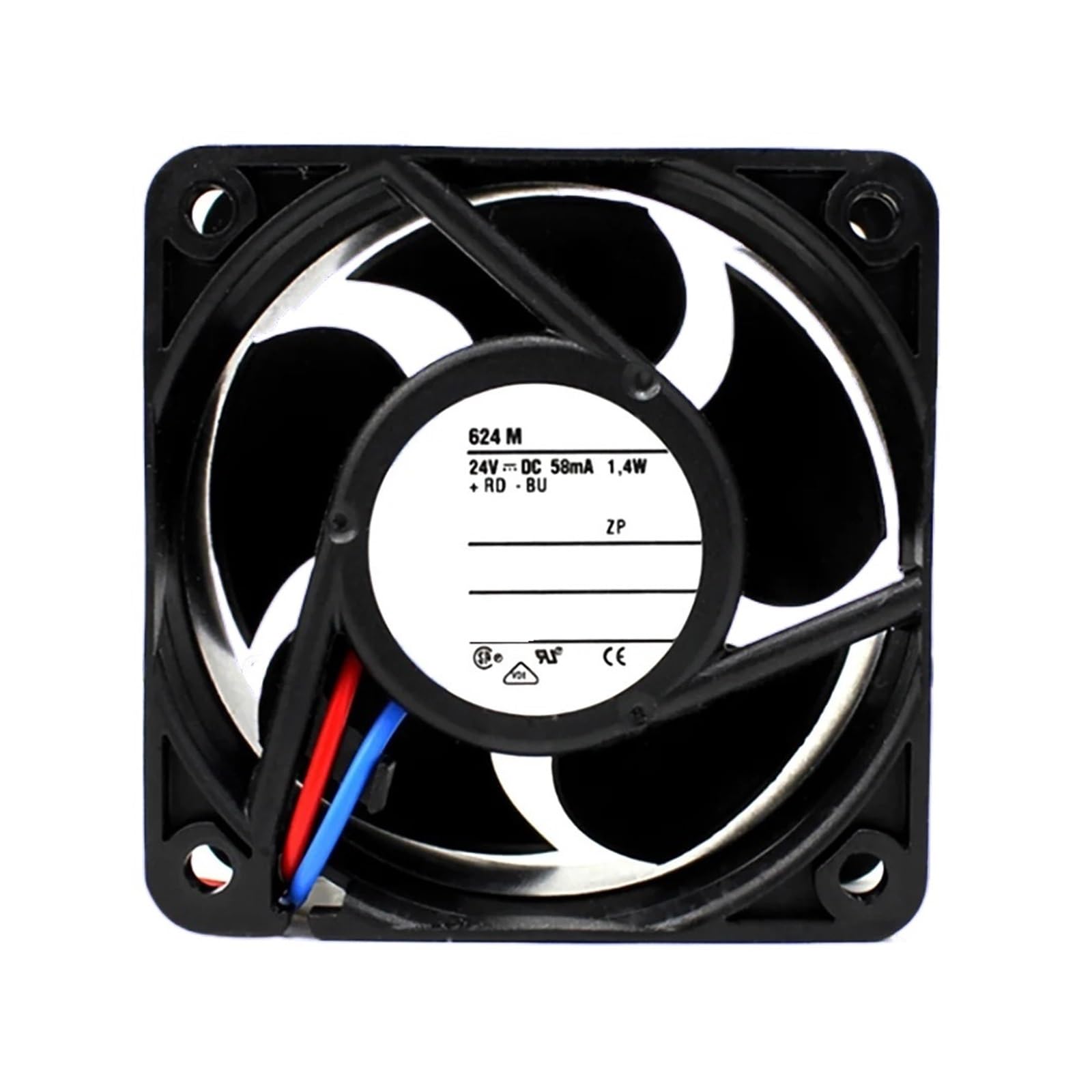 OKEWGHFL 624M 624 M 24VDC 58mA 1.4W COOLING FAN 6025 6CM 60 * 60 * 25MM