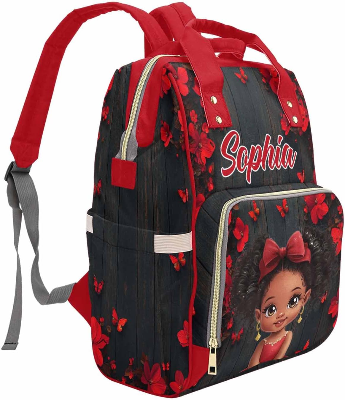 Custom Diaper Bag Mommy Diaper Bag Casual Daypack Daycare Bag Personalized Diaper Bags for Boys Girls for Mom Women Diaper Bag With Name Baby Bags