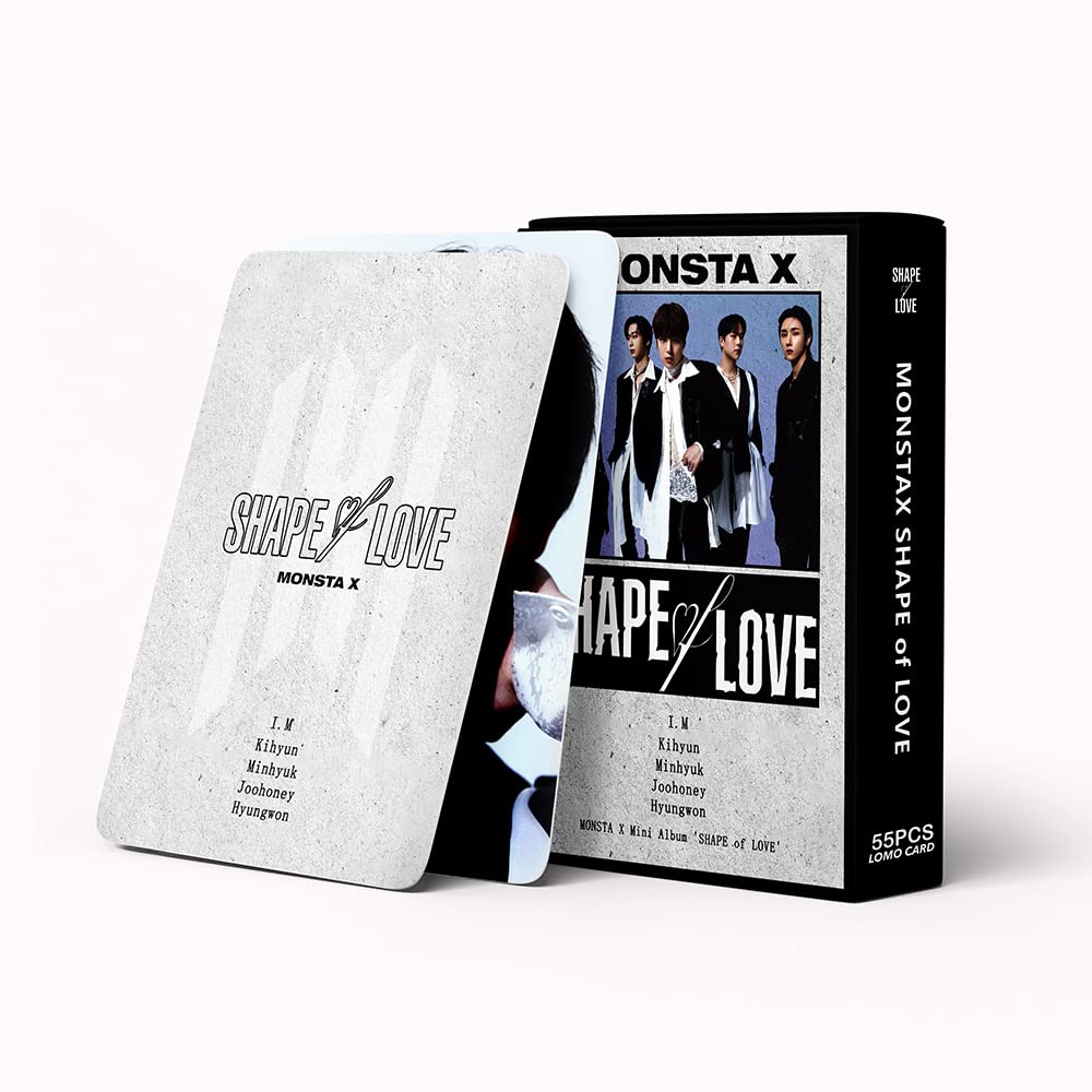 Kpop Group MONSTA X Photo Cards 55Pcs MONSTA X 2022 Lomo Cards