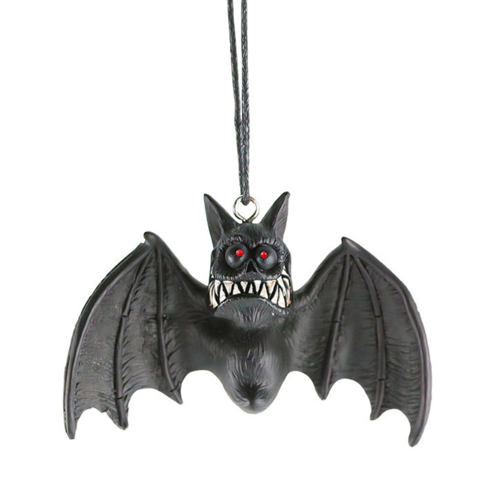 Buxuaaaa Bat Hanging Piece Halloween Outdoor Hanging Decorations Outdoor Halloween Specter Bat Figures Hanging Ornament For Haunting Yard Decors Eerie Decoration