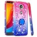 Produktbild Docrax [Moto E5 Plus Glitzer Handyhülle, Silikon Hülle Stoßdämpfend Anti-Scratch Soft Cover Schutz Tasche Schutzhülle für Motorola Moto E5Plus - DOYBO490577 Ring #2