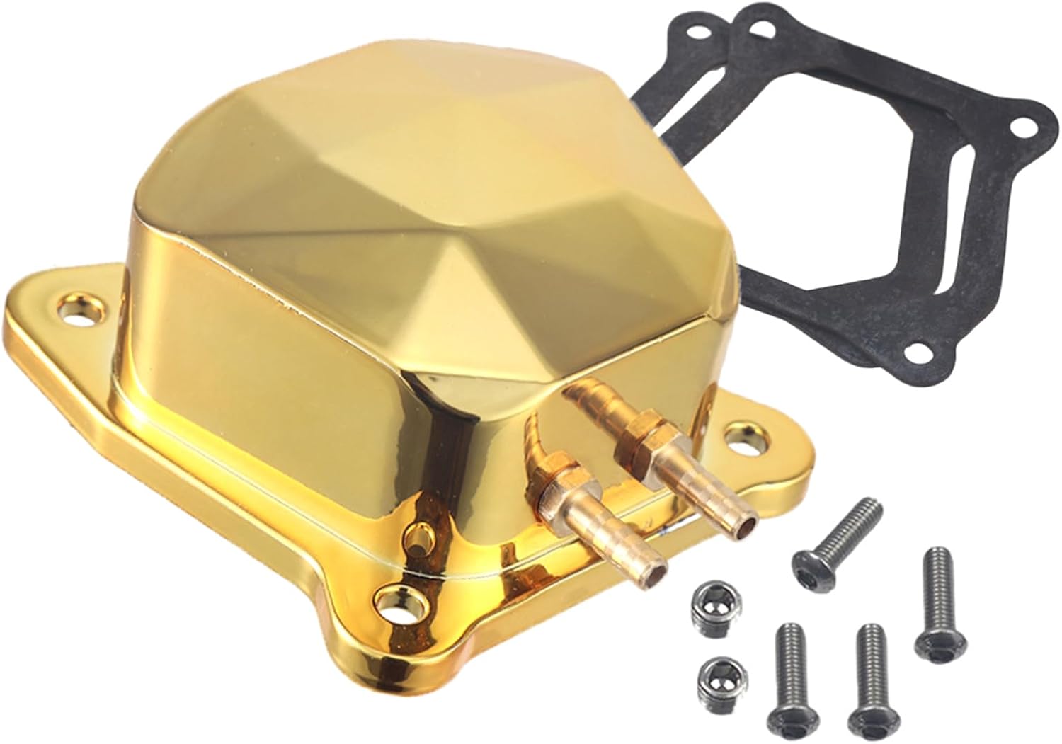 Diamond Shaped Valve Cover fits GX200 Clone Predator 212 Non-Hemi Predator 224 engine For Coleman BT200X CT200U CT200U-EX Baja MB165 MB200 Doodlebug Mini Bike Go Kart Gold