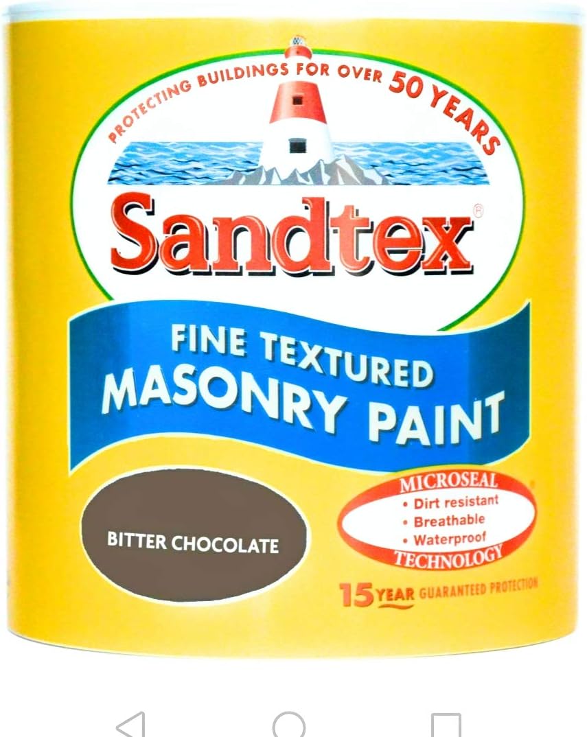 bitter chocolate masonry paint