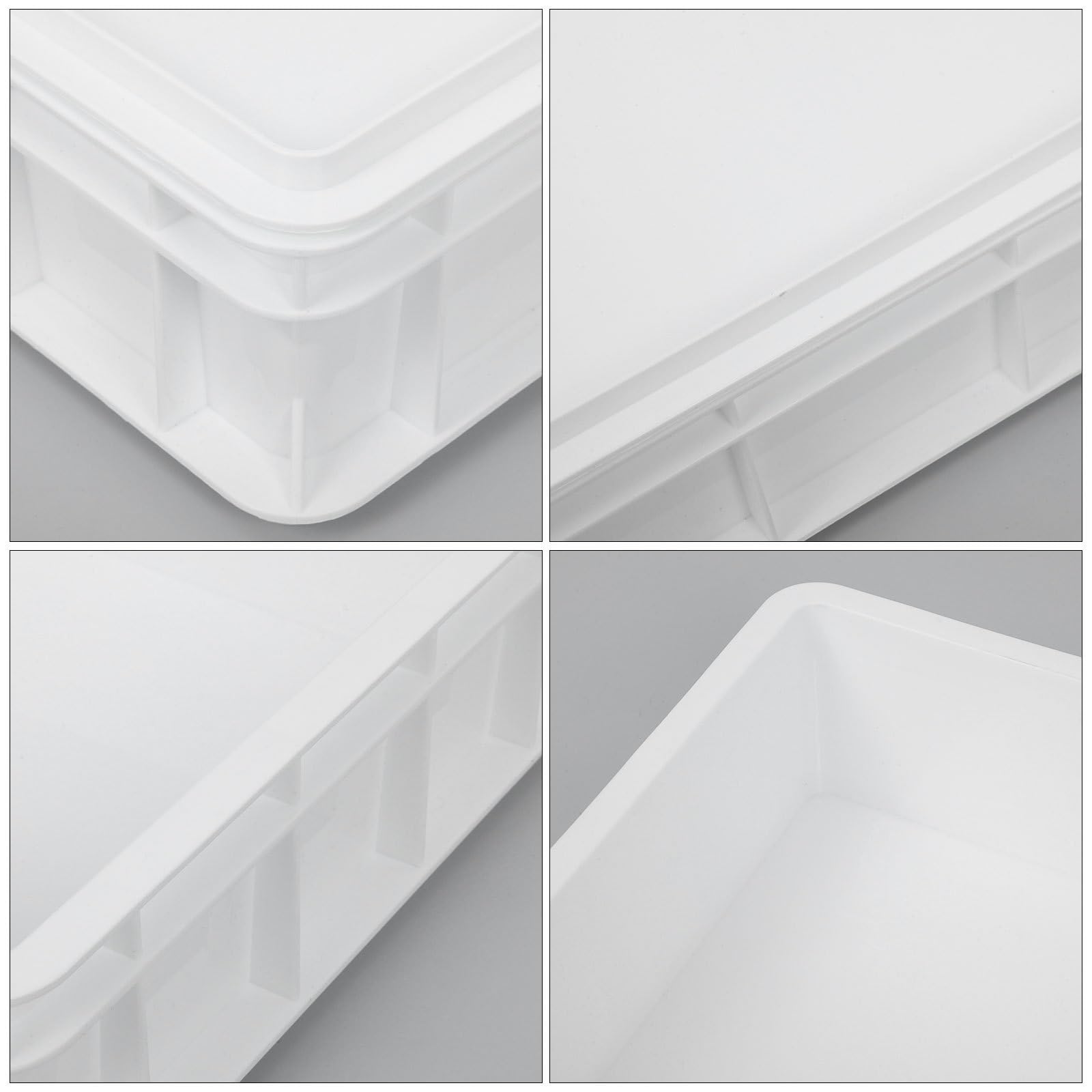 Contenitore per Impasto Pizza in Plastica, Impilabile con Coperchio