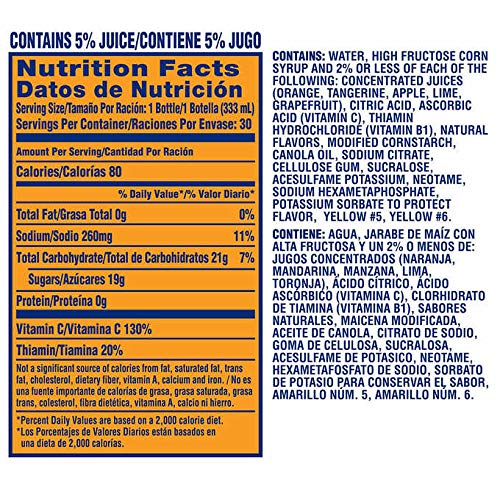 Sunny D Tangy Expect More Original Bottles 11.3 fl. oz, 30-count