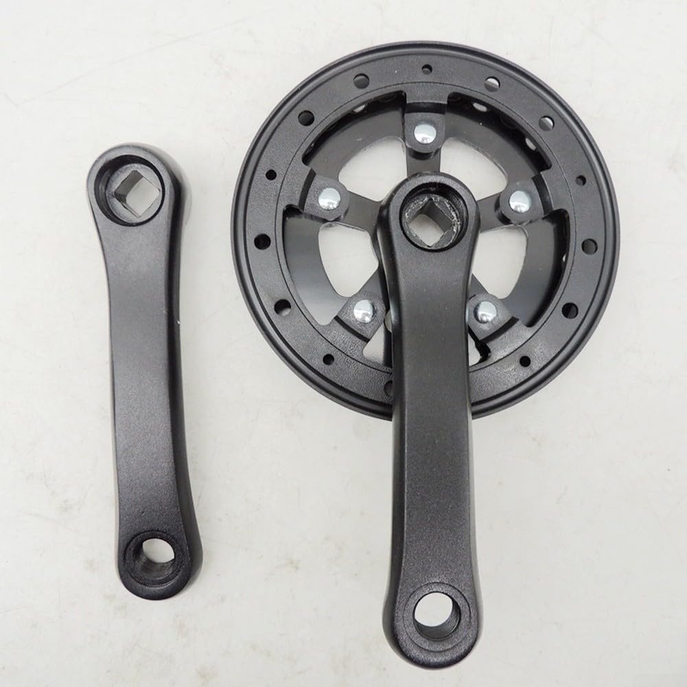 Juego de bielas de aleación de aluminio para bicicleta infantil, plato 32T 114 mm, eje cuadrado