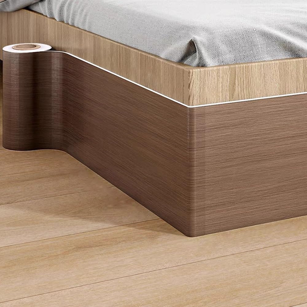 Vilemoon Under Couch and Bed Blocker for Pets or Toys Adjustable Tape Barrier to Prevent Items from Getting Stuck Under Furniture (Brown, 40 * 500cm)
