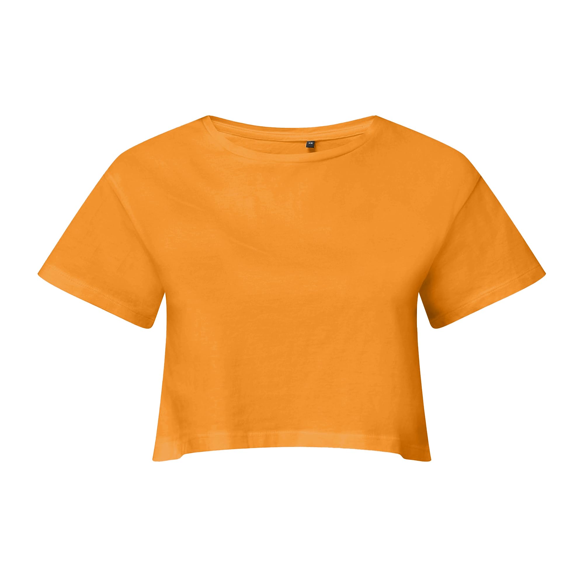 TriDri Womens/Ladies Crop Top (M) (Orange)