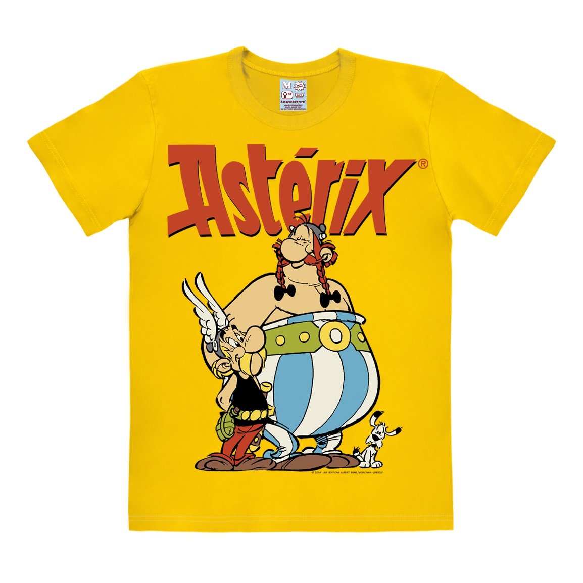 Logoshirt® Asterix le Gaulois - Asterix & Obelix I Print T-Shirt I Men & Women I Yellow (041) I Licensed Original Design I Size M