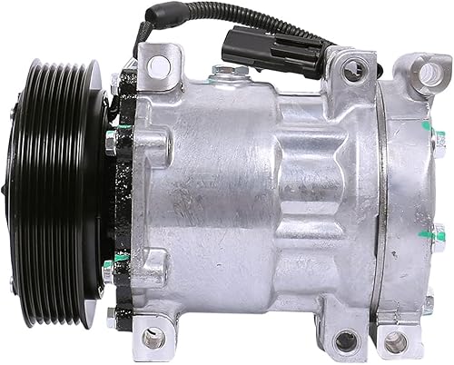 Miniatura 4 de FKG Compresor de CA y embrague de CA 04849040AD apto para Dodge Dakota 96-01 3.9L, 96-02 Dodge Ram 1500 3.9L 5.9L (con puertos de 0.630 in), Dodge