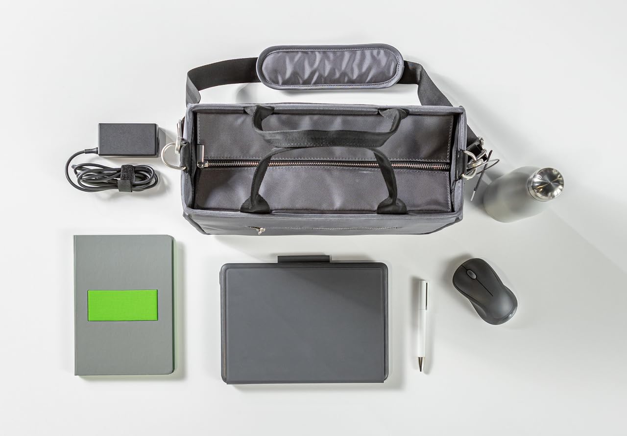 Sigel BA412 Desk Sharing Bag Premium, Organizer für mobiles Arbeiten