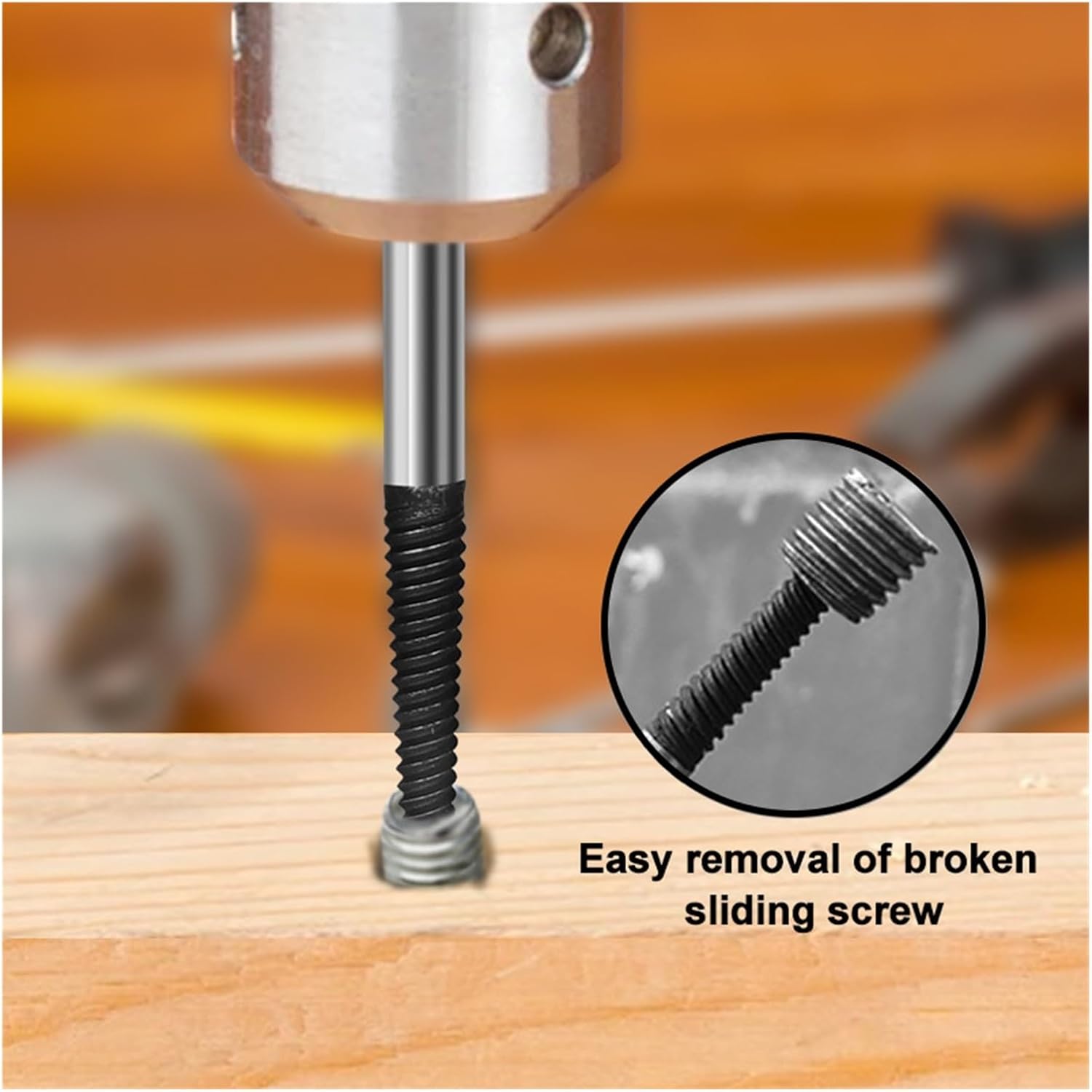 SBTRKT 8pcs Screw Extractor Drill Bit Broken Screwdriver Guide Set Tap Triangle Valve Water Pipe Broken Bolt Remover Easy Out
