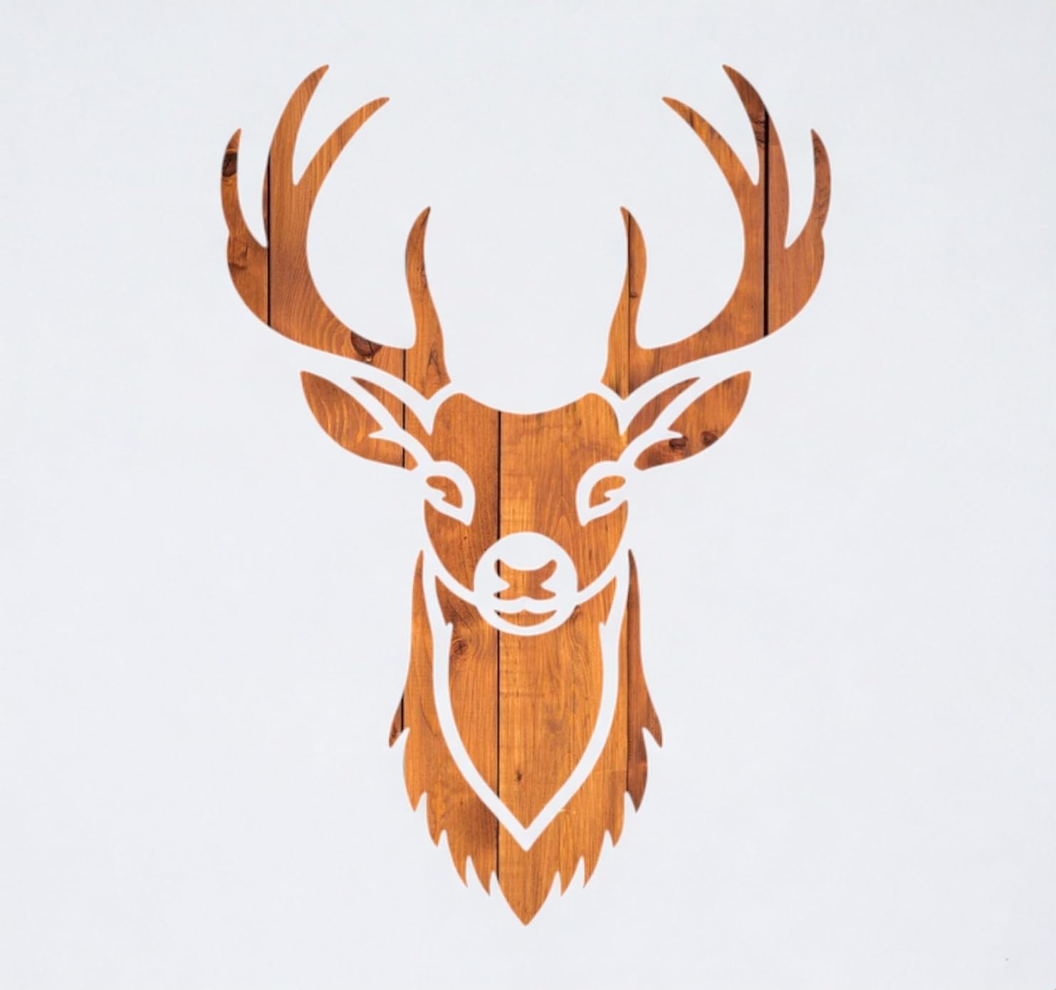 Deer Stencil – Forest Animal Deer Head Buck Outline Template for Painting Crafting Scrapbooking and DIY Projects (Set of 3 Pcs)