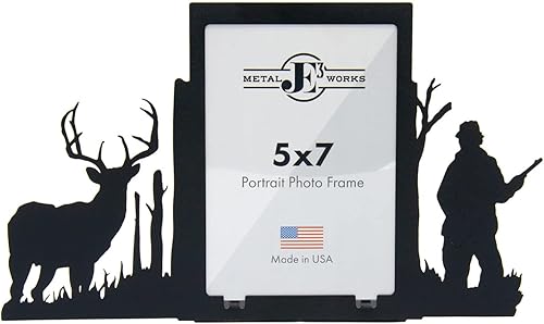 Miniatura 3 de Innovative Fabricators, Inc. Buck Deer Hunter - Marco de fotos vertical (5 x 7 pulgadas)