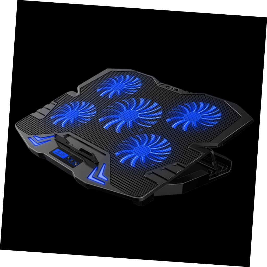 OSALADI Refroidisseur Silencieux pour Ordinateur Portable avec Ventilateurs Contrôle Tactile Dissipation Thermique pour Modèles Noirs