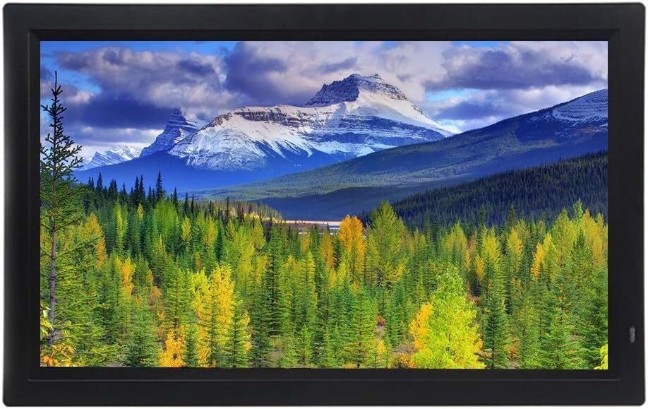 Cadre photo numérique IPS 21,5 pouces avec écran LCD HD 1080p pour affichage mural