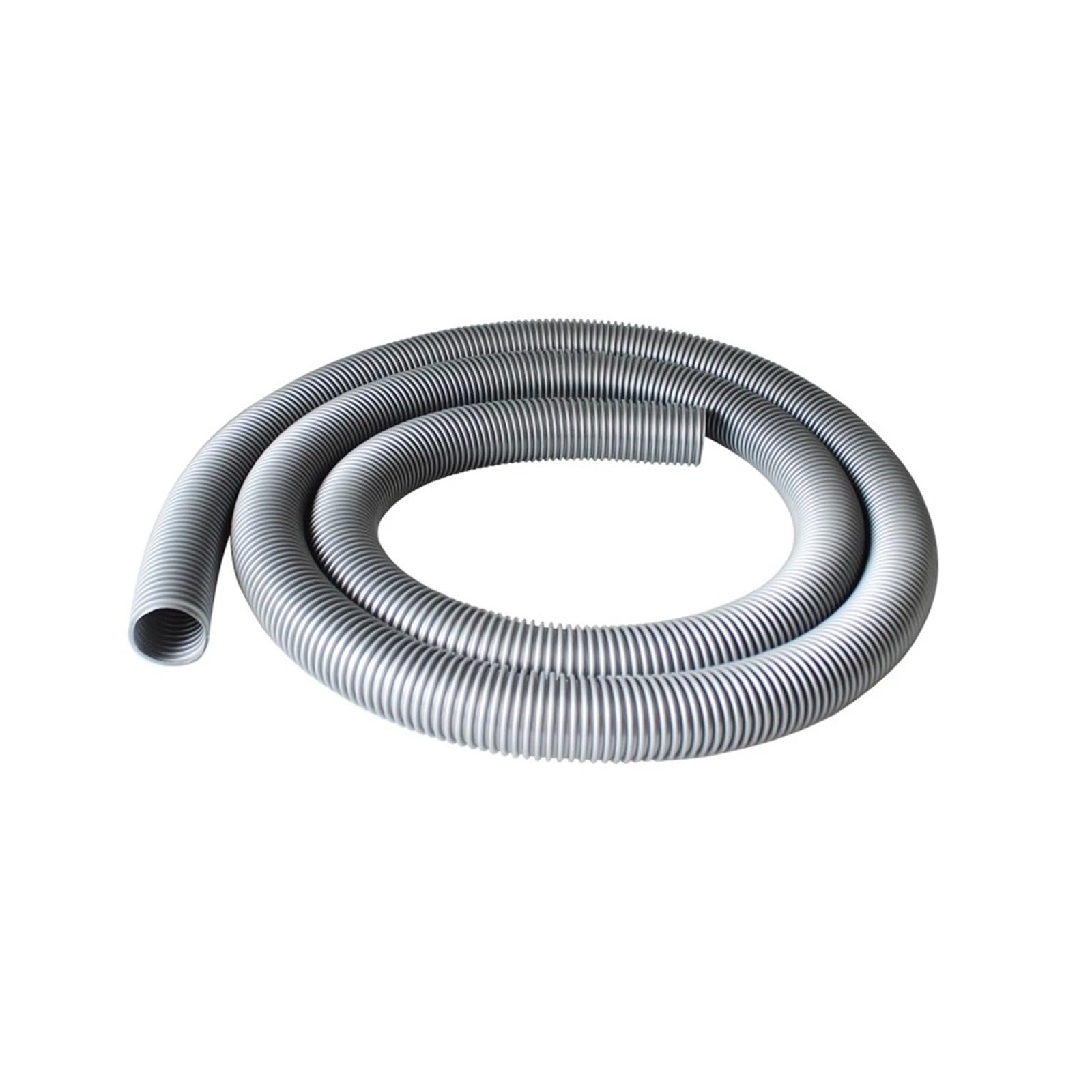 Fuelle/Pajita/Manguera de Rosca/Tubo Blando for aspiradora doméstica, Interior de 25 mm y Exterior de 32 mm, Accesorios for mangueras Grises de Tubo de aspiradora Duradero(Black-4m)