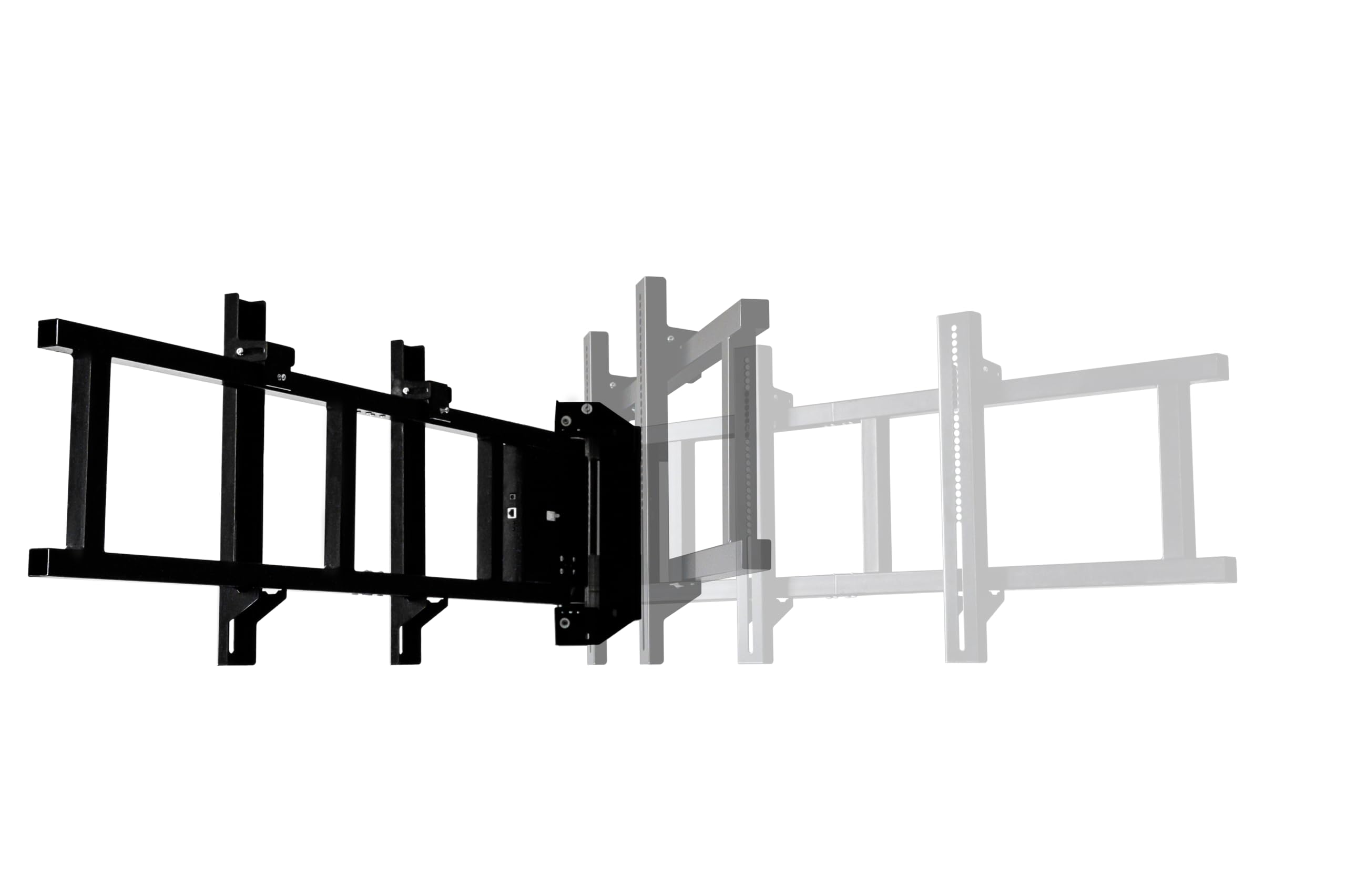 SABAJ M&D Soporte TV Pared Motorizado Eléctrico Giratorio 75 Pulgadas | Giro 180 grados a 2 grados por segundo, hasta 40 kg, VESA 100x100 a 600x400, inclinación manual 7 grados