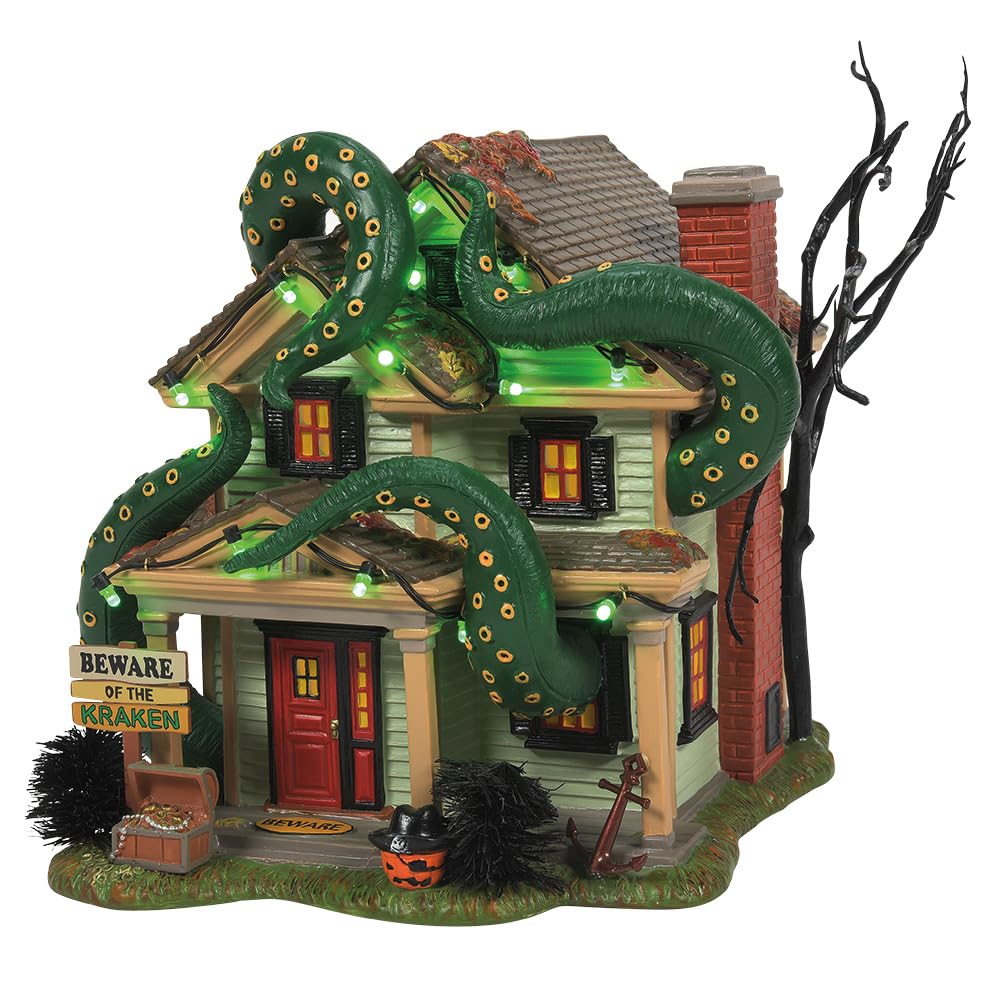 Amazon.com: Department 56 Snow Village Halloween The Kraken House