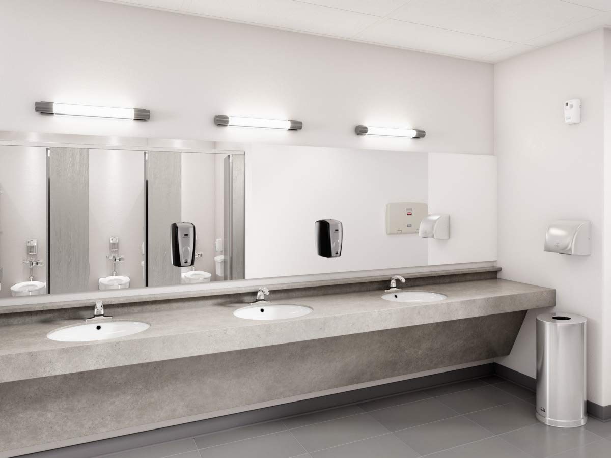 White and Gray Automatic Foaming Soap Dispenser