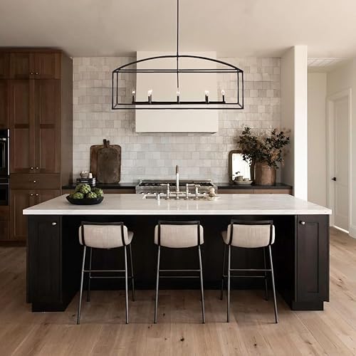 Miniatura 9 de Lámpara lineal de hierro forjado, lámpara lineal Fallon de hierro forjado (bronce)