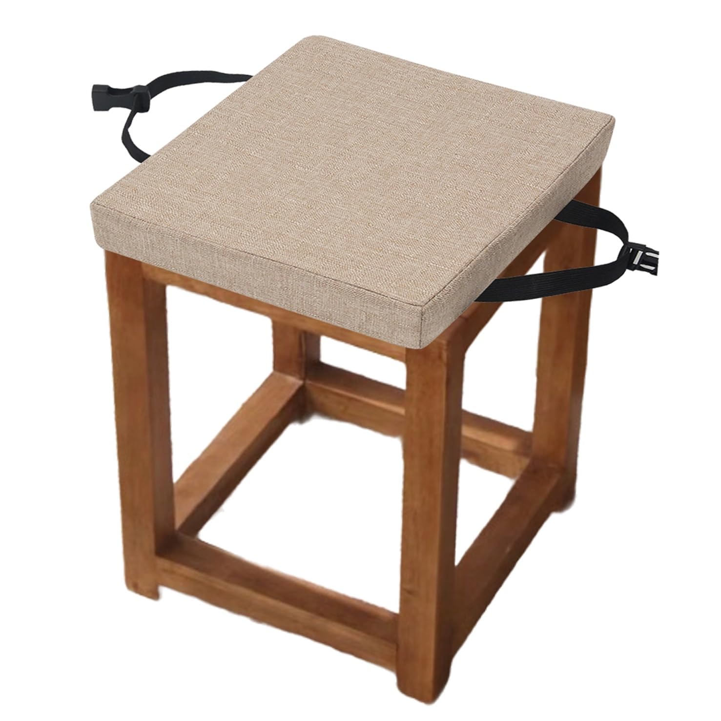 Miecoae 10/11/12/13/14/16 Inch Stool Cushion Square/Rectangular, Non-Slip Bar Stool Seat Cushion with Machine Washable Cover(C8,28x28x8cm) — image 1