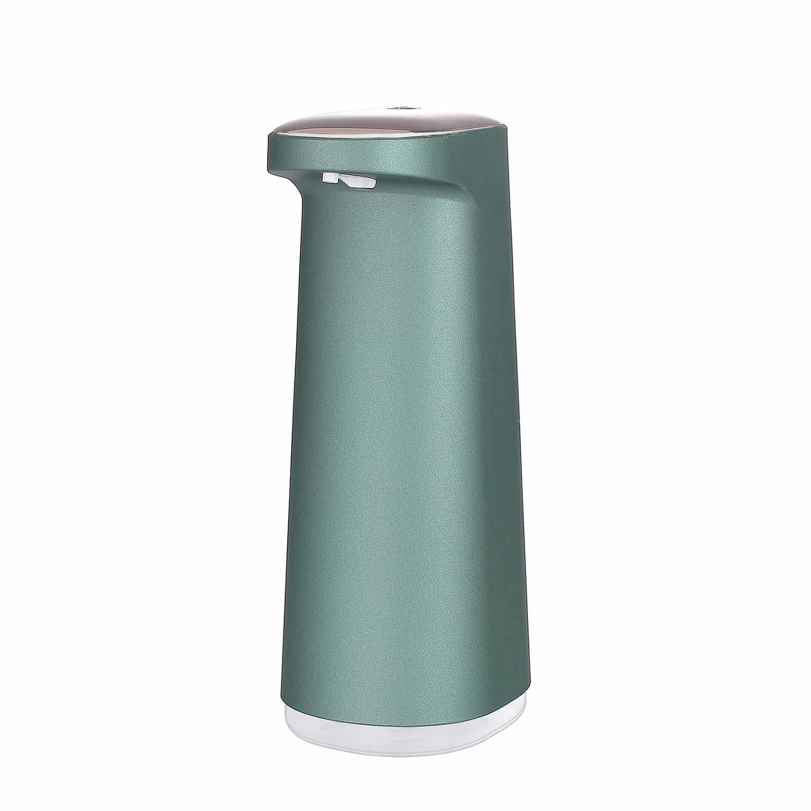 Eivdru Automatic Soap Dispenser, Touchless Vertical Infrared Induction Foaming Hand Soap Dispenser, Rechargeable, Dark Green