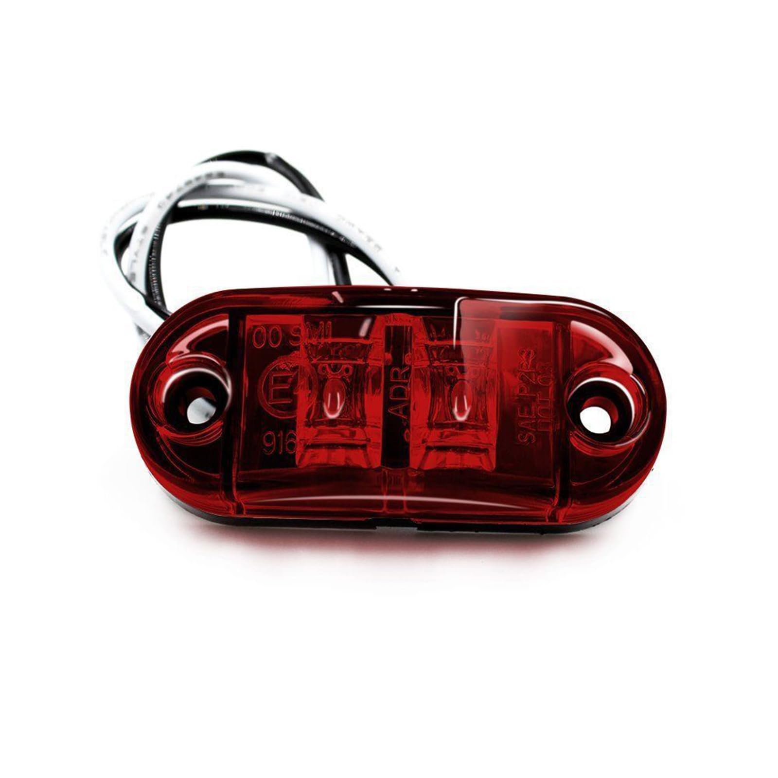 10X Luci Ingombro Laterali Krtopo Per Camion - 12/24V, LED Giallo, Impermeabili IP65 - Foto 6